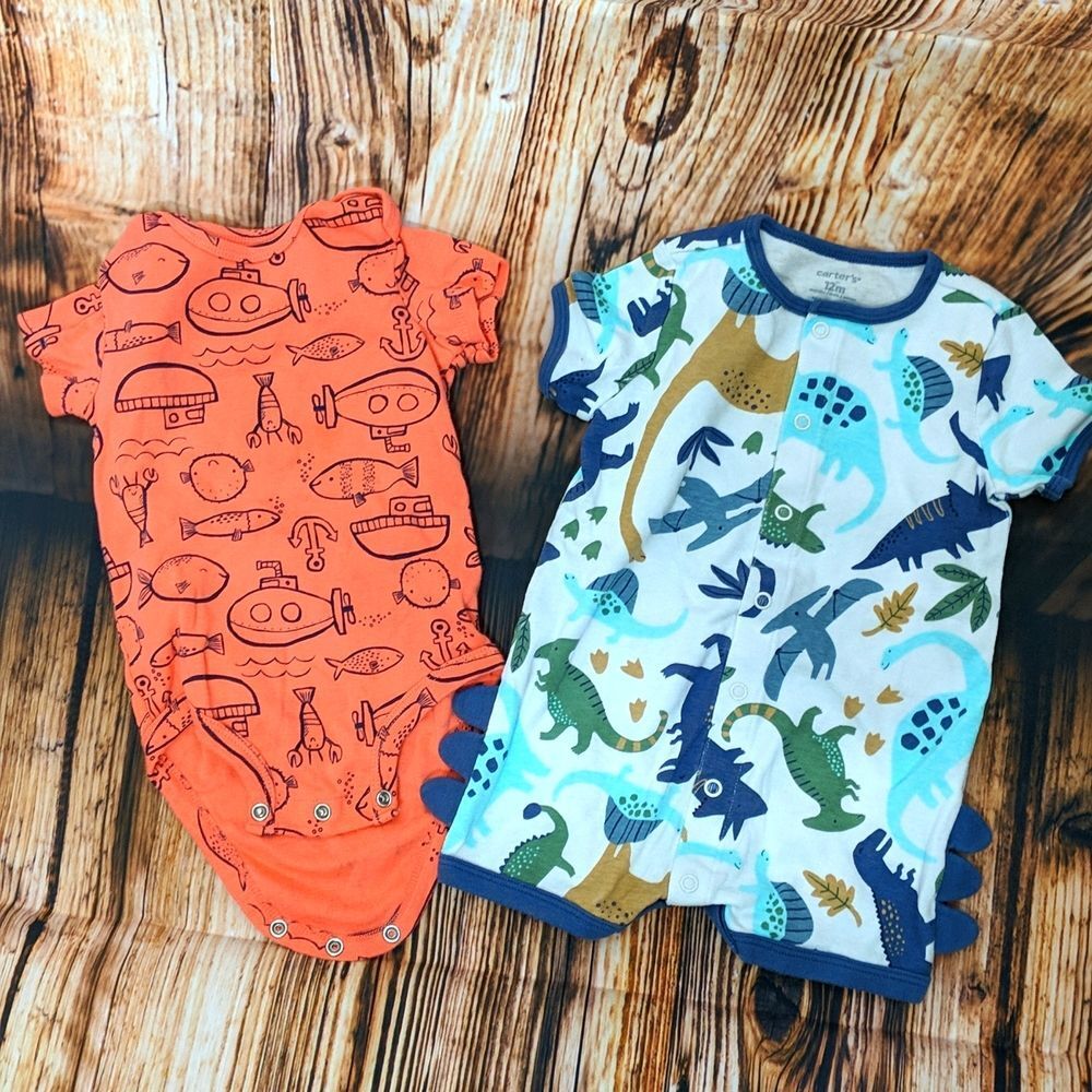 Carter's 12 month boys onesies